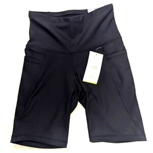 Old Navy Black Bike Shorts with‎ Wide Waistband Women's XS NWT